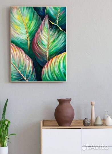 Интерьерная картина на холсте современная