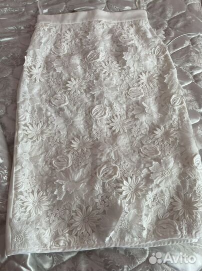Юбка женская белая 48 50