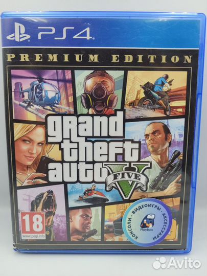 GTA 5 Premium Edition PS4 (б/у, рус.суб.)