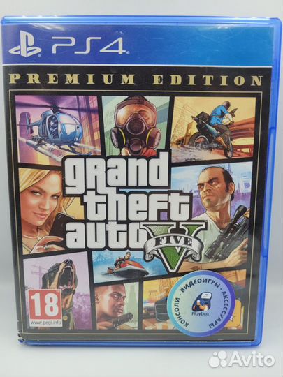 GTA 5 Premium Edition PS4 (б/у, рус.суб.)