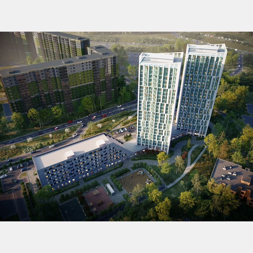 1-к. квартира, 36 м², 18/25 эт.