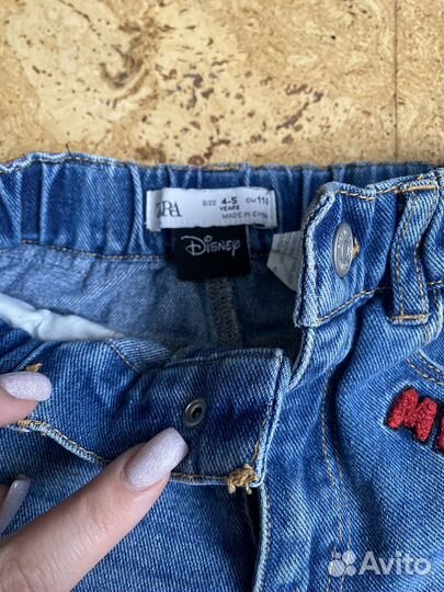 Джинсы zara для мальчика 110