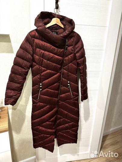 Пуховик женский Finn Flare фиолетовый XS