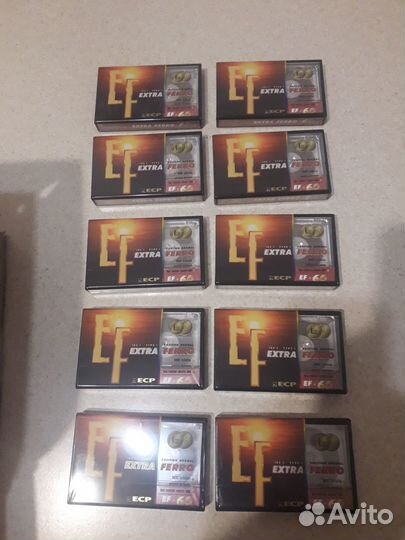 Кассеты ECP (лентаbasf) новые 10 шт