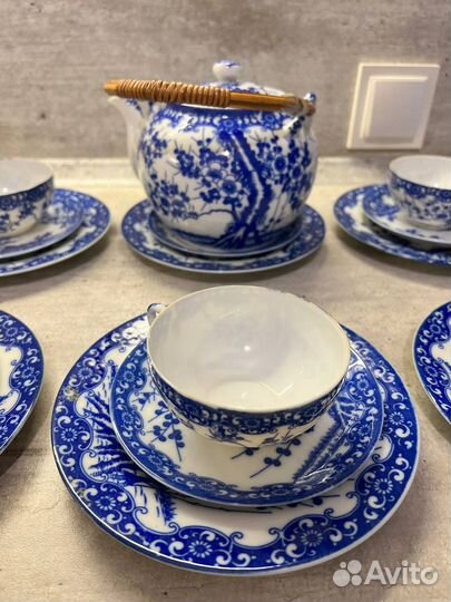 Сервиз чайн. Кост.фарфор Cameo Royal fine china