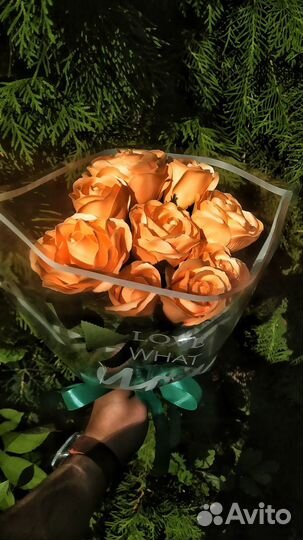 Мыльные розы в подарок на 8 марта, букет № 8 м