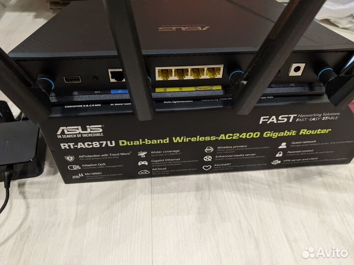 Wi-Fi роутер asus RT-AC87U