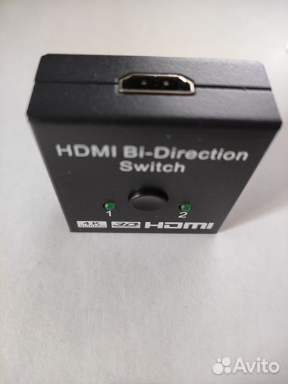 Hdmi сплиттер 2 входа 1 выход
