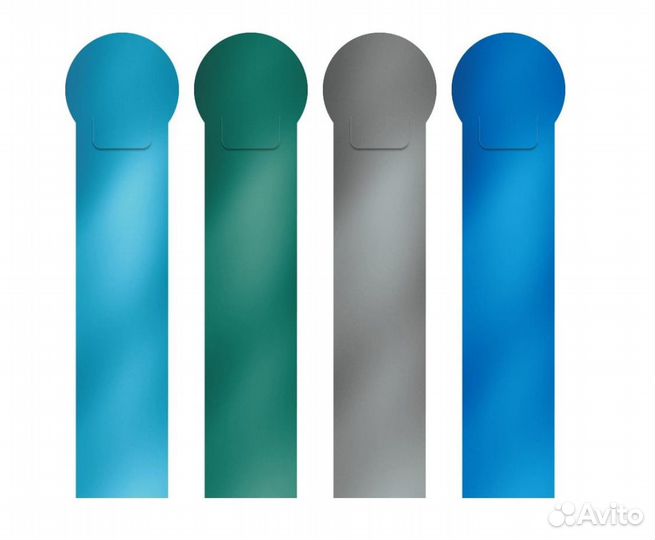 Н-р из 4 закладок пласт. ErichKrauseMatt Ice Metal