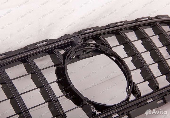 Решетка GT на Mercedes E-klass W213 2020 черная