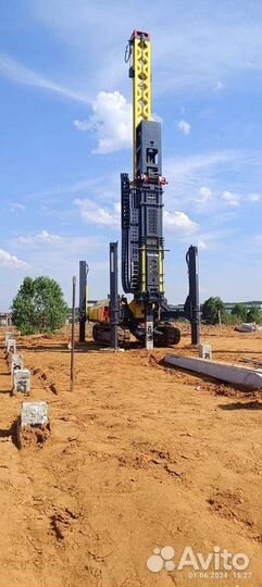 Доставка сваи, монтаж и установка забивных свай