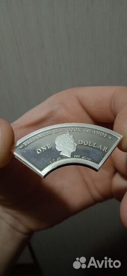 Остров кука 2012 серебро оригинал