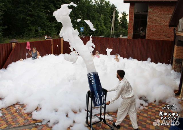Пенная вечеринка пенное шоу аниматоры