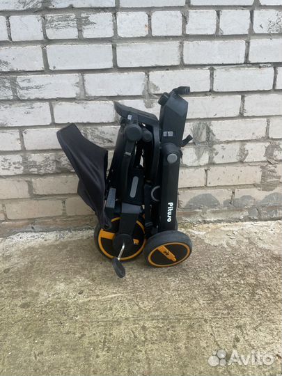 Детский велосипед с ручкой складной