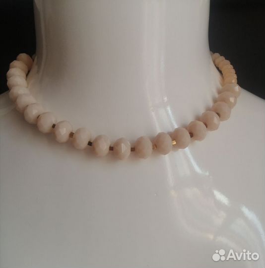 Чокер из натуральных камней агат кварц майорка