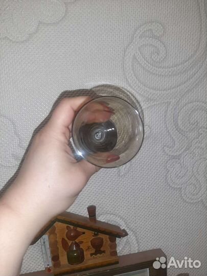 Фужеры Калининские стекло цветное