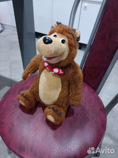 Мягкая игрушка медведь говорящий