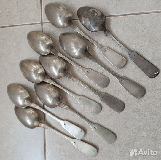 Столовые приборы антикварные