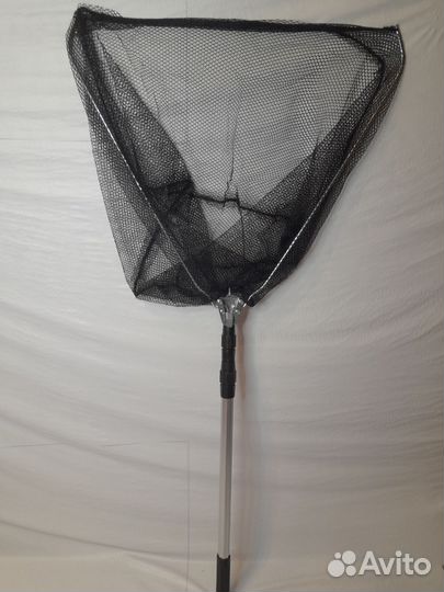 Подсачек телескопический тряпичный голова 50 см