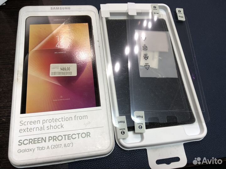 Оригинальные чехлы и пленки на планшеты Samsung