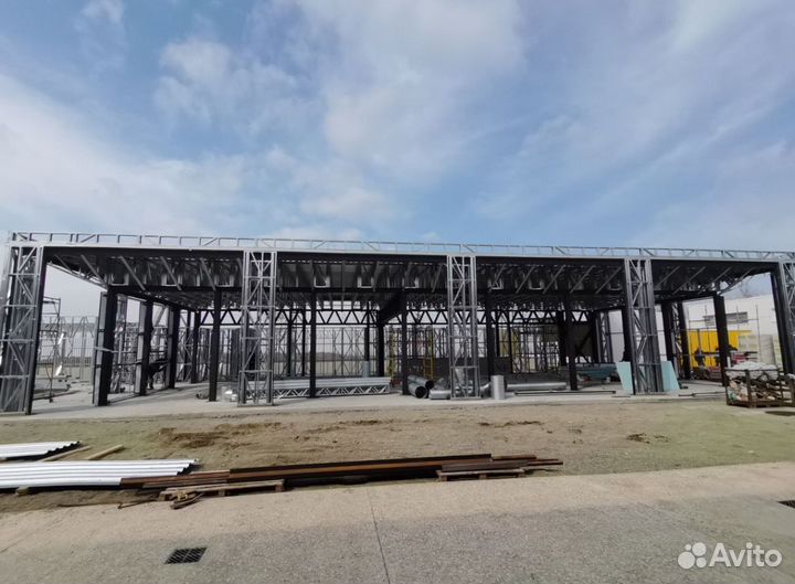 Лстк каркас магазина 500 м2 (супермаркет, автосало