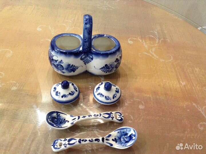 Набор для специй Гжель