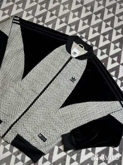 Вельветовый Бомбер Adidas Track Top Оригинал