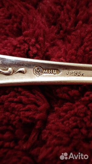 Набор чайных ложек мельхиор Кольчугино СССР