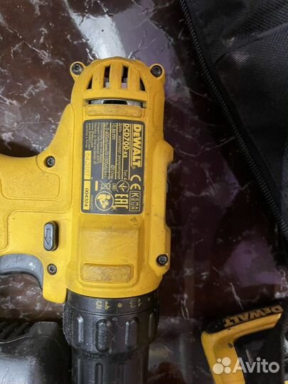 Аккумуляторный шуруповерт dewalt dcd700-ks