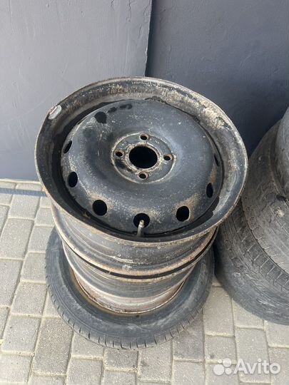 Штампованные диски r15 4x100 бу