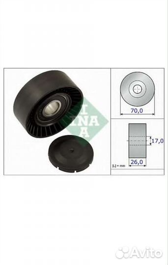 Ролик обводной для бмв м54 м52ту