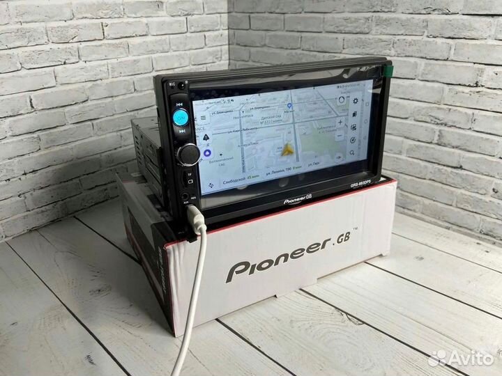 Магнитола 1din Pioneer 7 дюймов (новая)