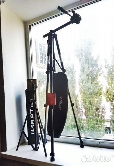 Штатив трипод VT1 камеры фото видео стенд вспышки