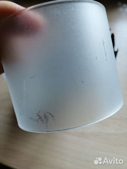 Подсвечники с оленями матовое стекло 2 штуки