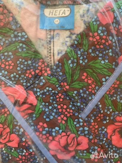 Халат фланелевый