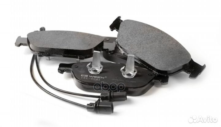 Тормозные колодки дисковые передние audi A6 (4G