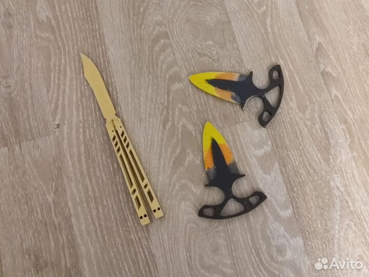 Самодельный нож бабочка и тычковые standoff 2