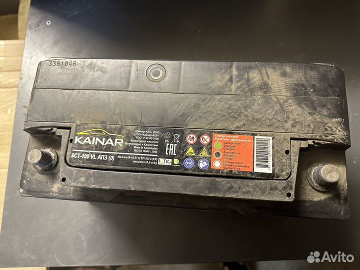 Аккумулятор 100ah бу