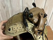 Тактический шлем бр2 свмпэ в сборе(комплект)