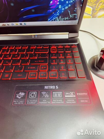 Игровой ноутбук asus nitro 5