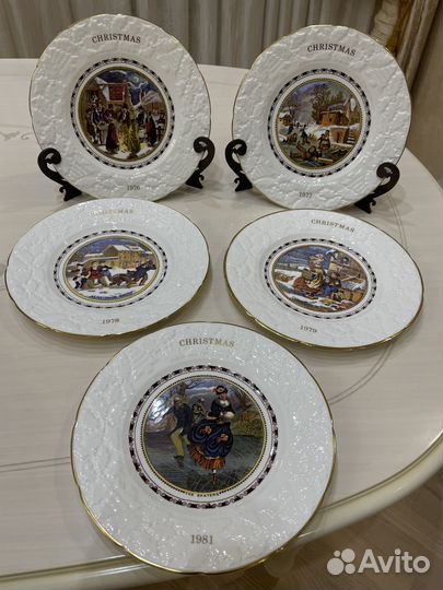 Рождественские тарелки по годам 1976-81, Coalport