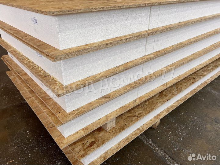 Сип панели 174 мм для строительства