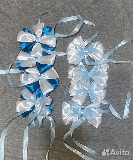 Свадебное украшение на машину