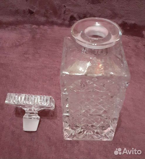 Штоф графин хрустальный