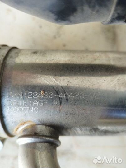 Радиатор системы EGR Kia Sorento 1 D4CB euro4 2005