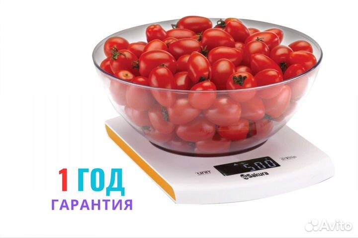Весы кухон 7кг элек. 6068