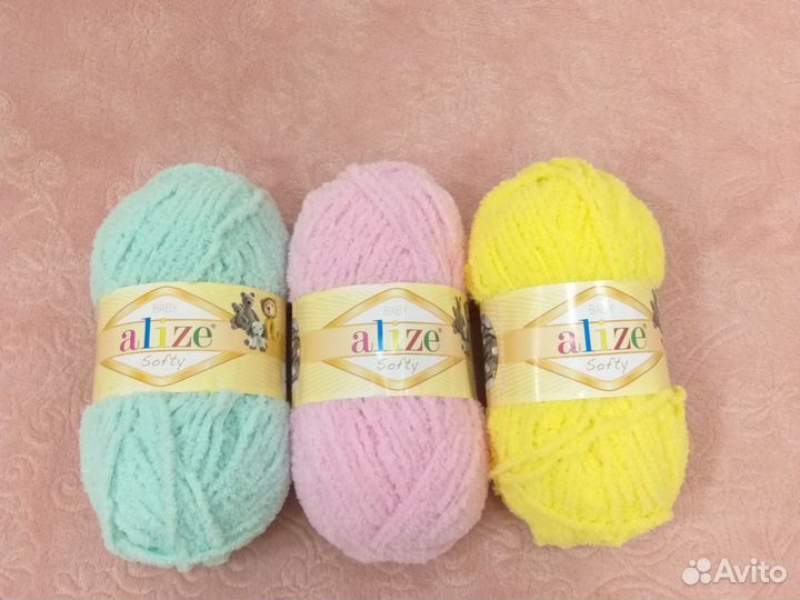 Пряжа для вязания Alize softy baby