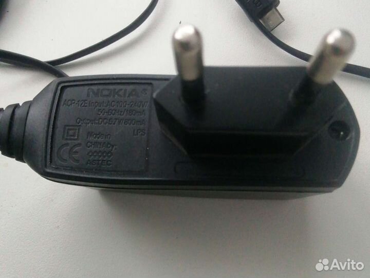 Зарядки Nokia, Samsung, Texet оригинал