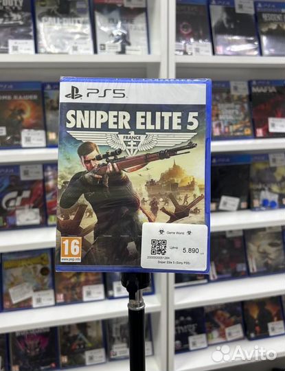 Sniper elite 5 Диск Sony PlayStation 5