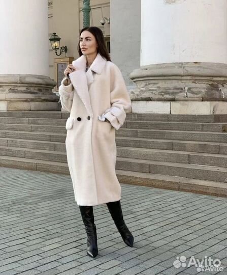 Шубка тедди натуральная ангора